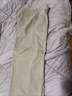 Haggar Men's Chinos in Olive Tan